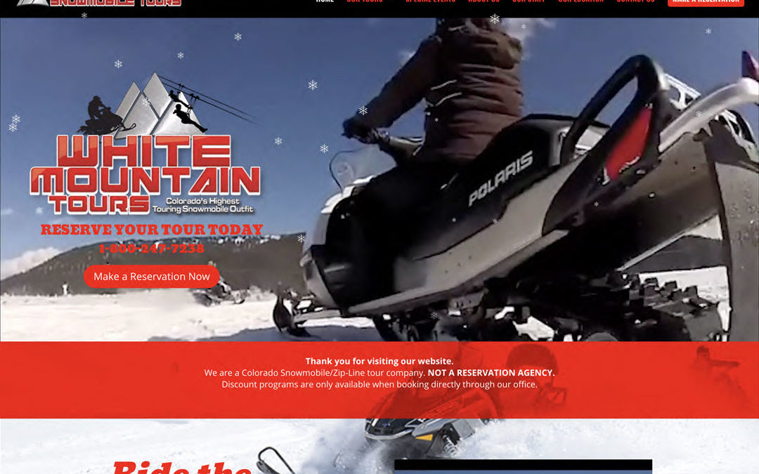White Mountain Tours – Website Redesign