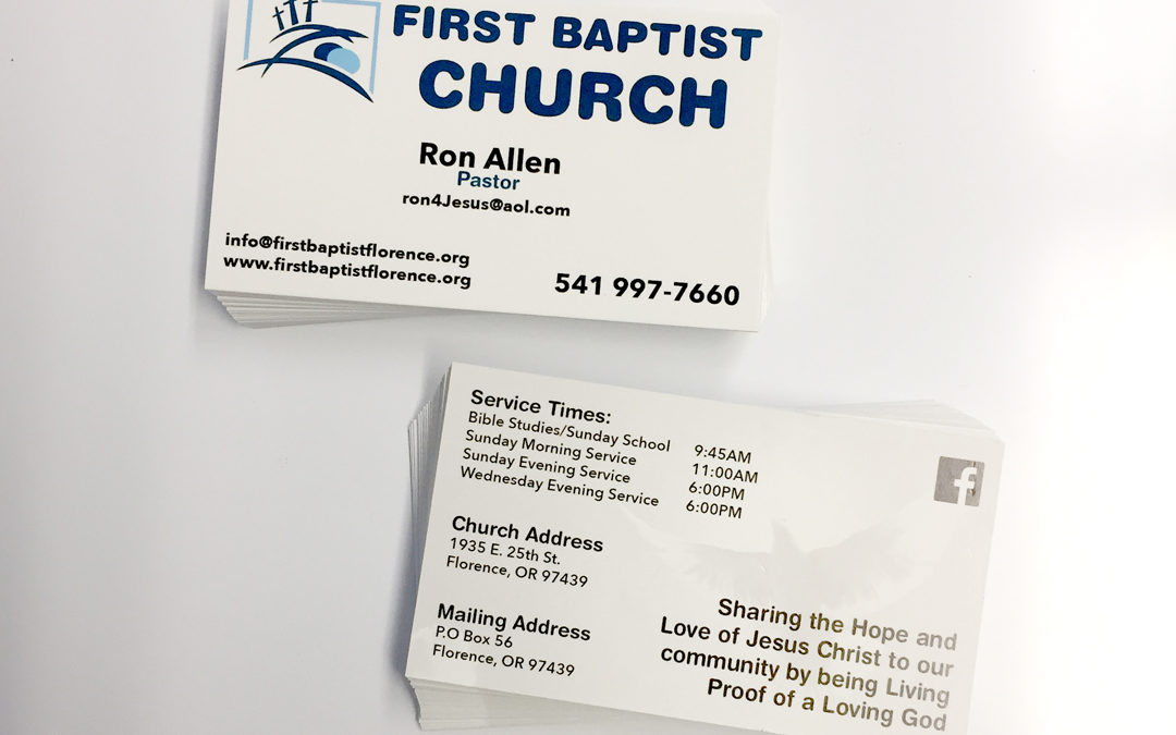 First Baptist Church – Business Cards