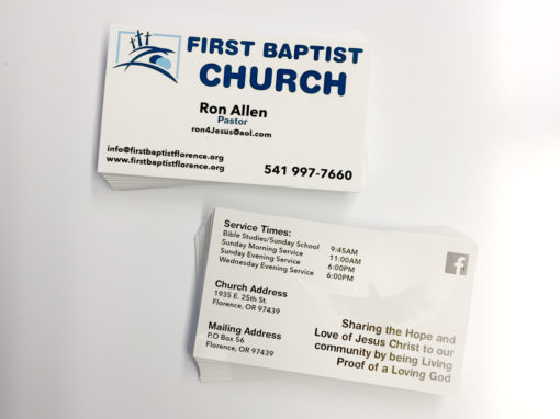 First Baptist Church – Business Cards