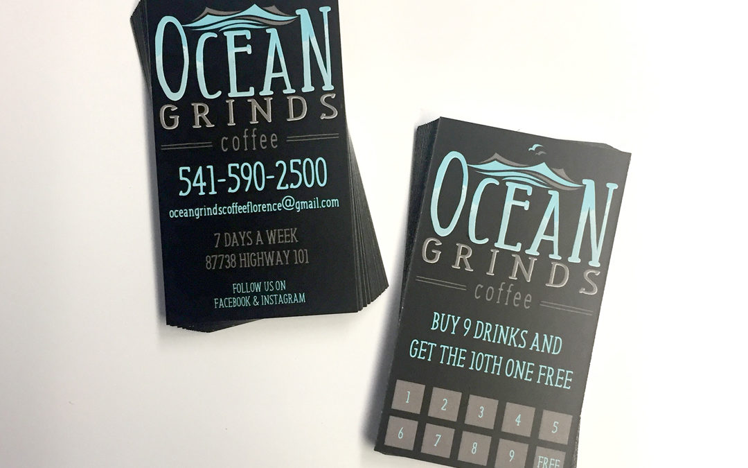 Ocean Grinds Coffee – Business Cards