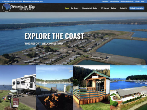 Winchester Bay RV Resort – Website Redesign