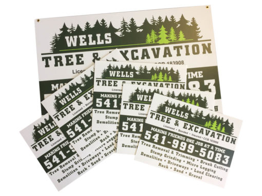 Wells Tree & Excavation – Signs