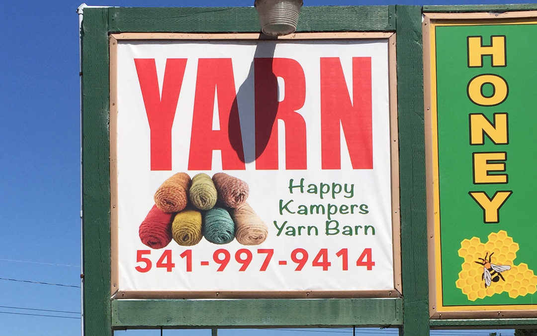 Happy Kampers Yarn Barn – Sign