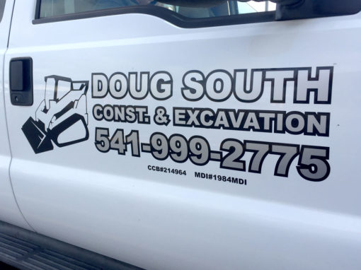 Doug South Const. & Excavation – Vinyl Graphics