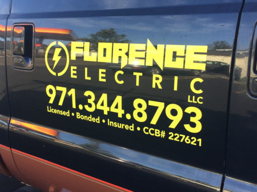 Florence Electric – Vinyl Lettering