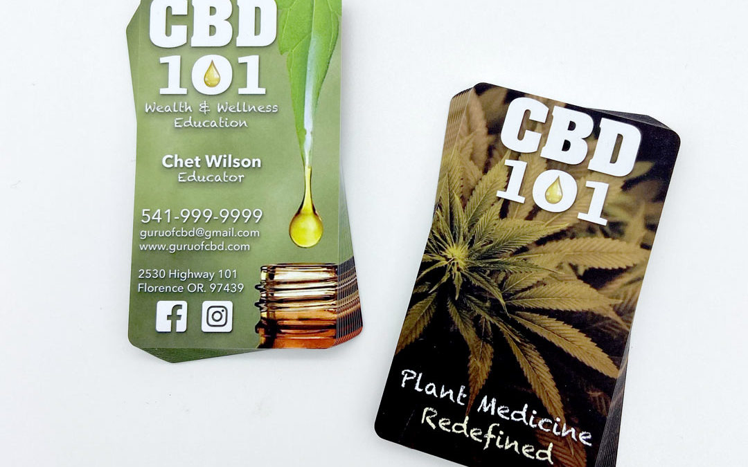 CBD 101 – Plastic Business Cards