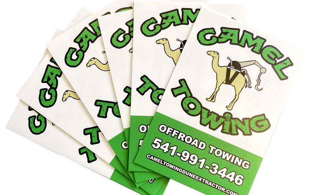 Camel Towing – Coroplast Signs