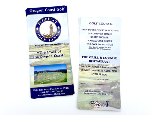 Florence Golf Links – Rack Card