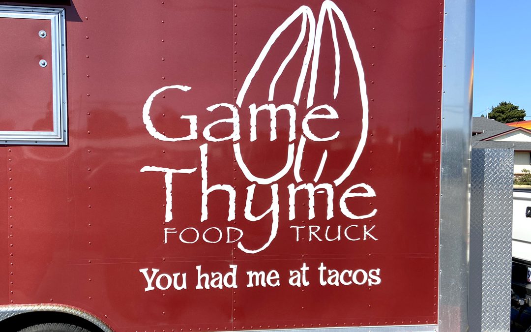 Game Thyme Food Truck  – Vinyl Graphic