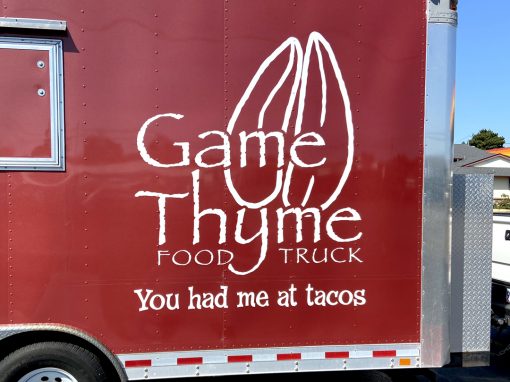 Game Thyme Food Truck  – Vinyl Graphic